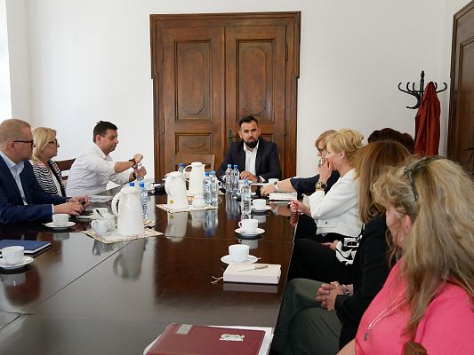 Starosta spotkał się z