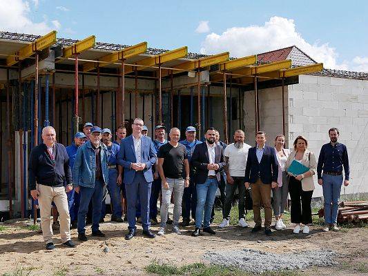 Starostowie wizytowali budowę