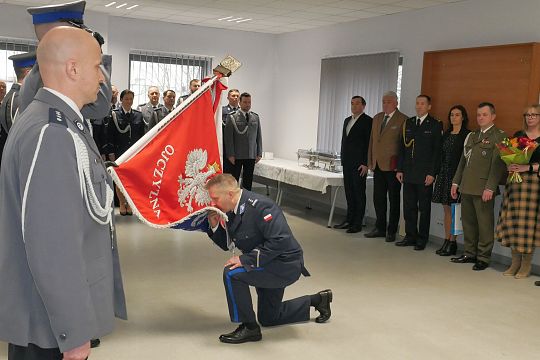 Pożegnanie komendanta
