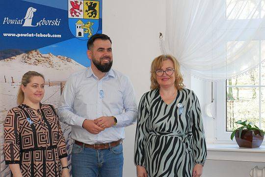 Niebieska wstążka od