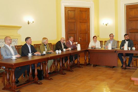 W starostwie o planach