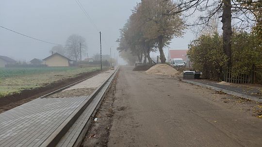 Finał przebudowy w Gęsi już