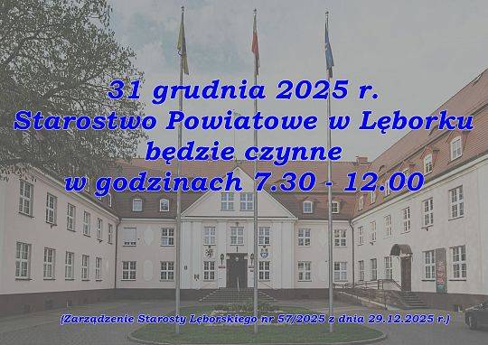 Godziny pracy Starostwa