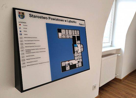 Tablica tyflograficzna na