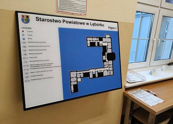 Tablica tyflograficzna na