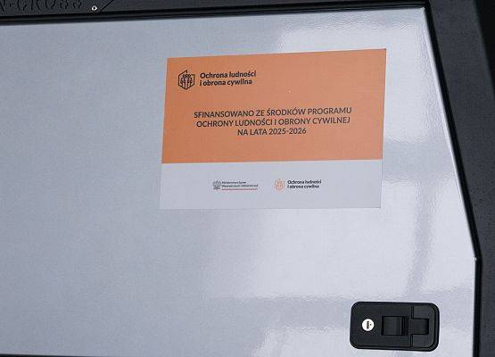 Nowy sprzęt dla KP PSP