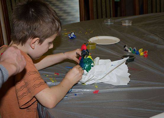 Wspólne malowanie świątecznych