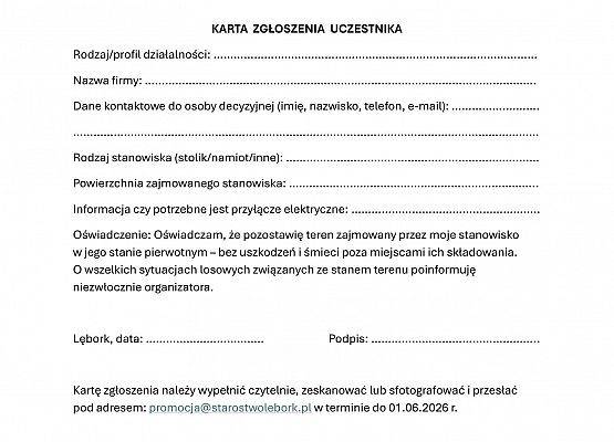 Karta zgłoszenie do edycji