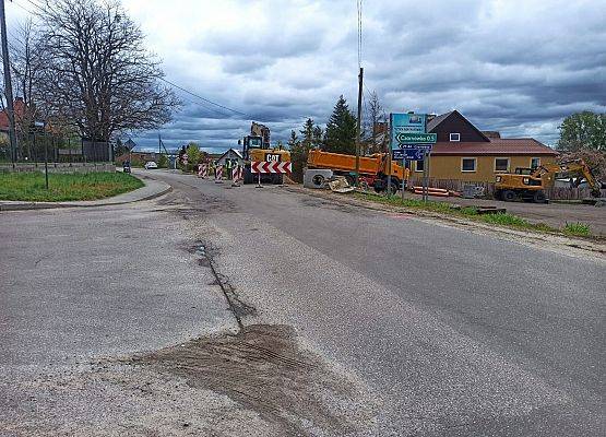 Prace drogowe na ul. Dworcowej