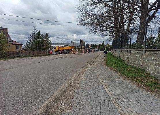 Prace drogowe na ul. Dworcowej