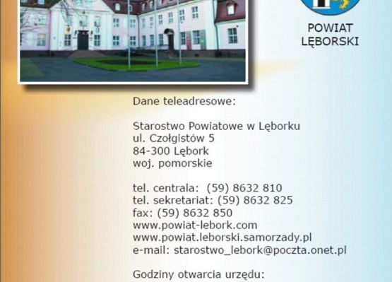 FOLDER INFORMACYJNY O URZĘDACH