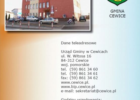 FOLDER INFORMACYJNY O URZĘDACH