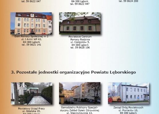 FOLDER INFORMACYJNY O URZĘDACH