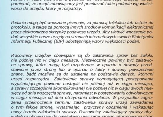 FOLDER INFORMACYJNY O URZĘDACH