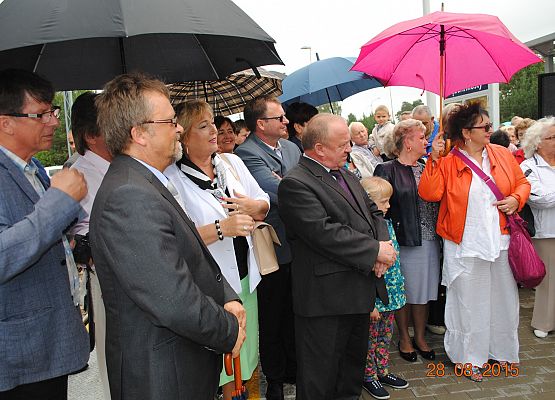 Otwarcie peronu w Mostach