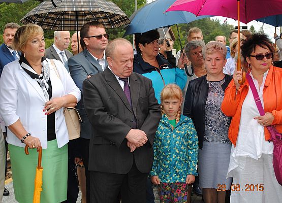 Otwarcie peronu w Mostach