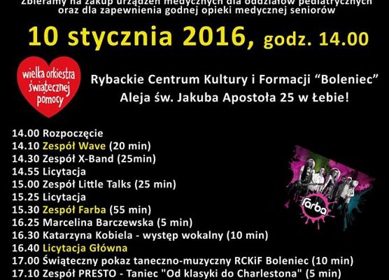 WOŚP w Łebie, Wicku oraz Nowej