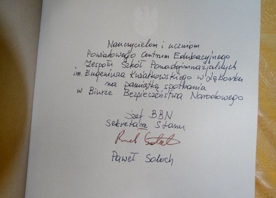 Klasy wojskowe PCE z wizytą w