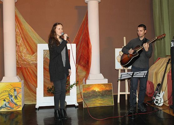 Wernisaż prac malarskich Hanny