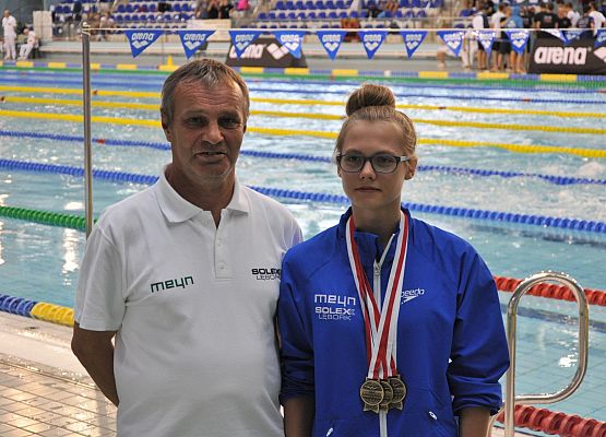 Weronika Hallmann trzykrotną