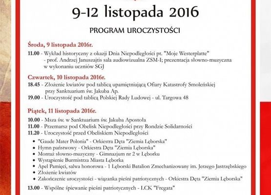 Obchody Święta Niepodległości