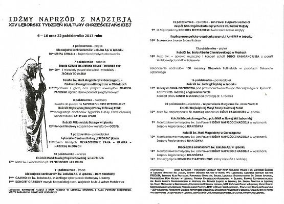 XIV Lęborski Tydzień Kultury