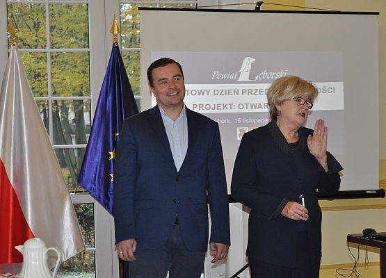 Młodzież z wizytą w Starostwie