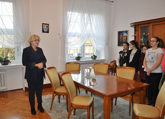 Młodzież z wizytą w Starostwie