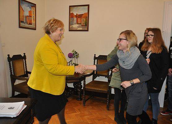 Młodzież z wizytą w Starostwie