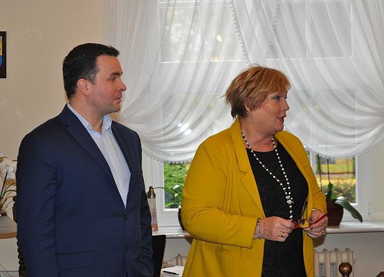 Młodzież z wizytą w Starostwie