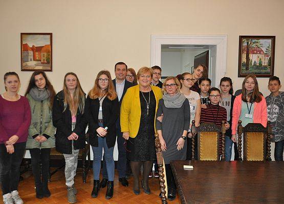 Młodzież z wizytą w Starostwie