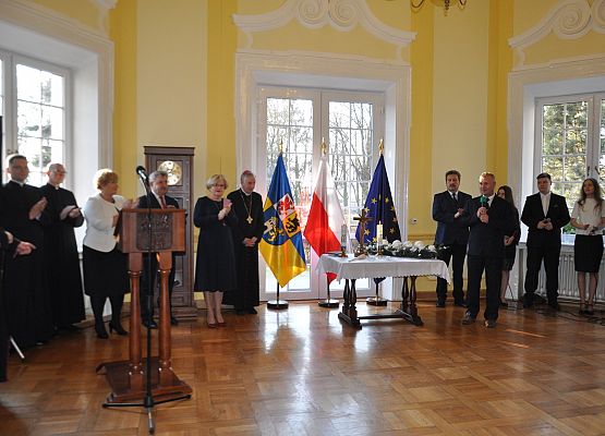 Biskup z wizytą w Starostwie