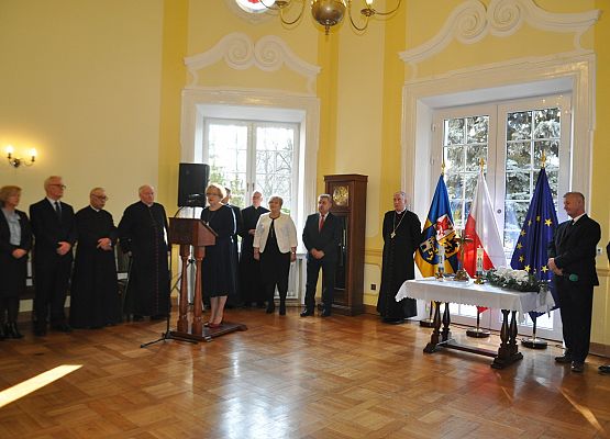 Biskup z wizytą w Starostwie