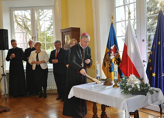 Biskup z wizytą w Starostwie