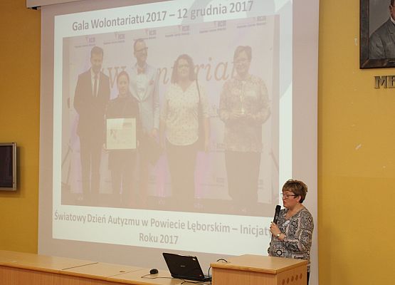 O autyzmie na konferencji