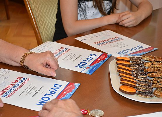 Sportowcy u starosty