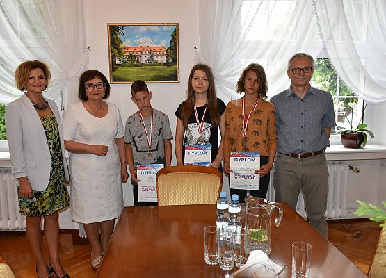 Sportowcy u starosty