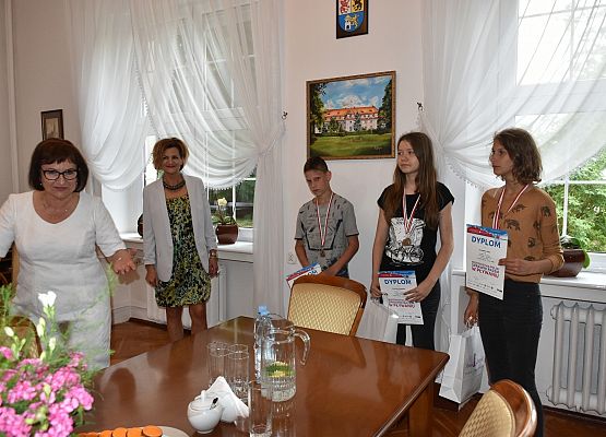 Sportowcy u starosty