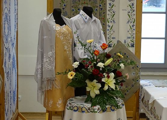 Haft Kaszubski na wystawie w