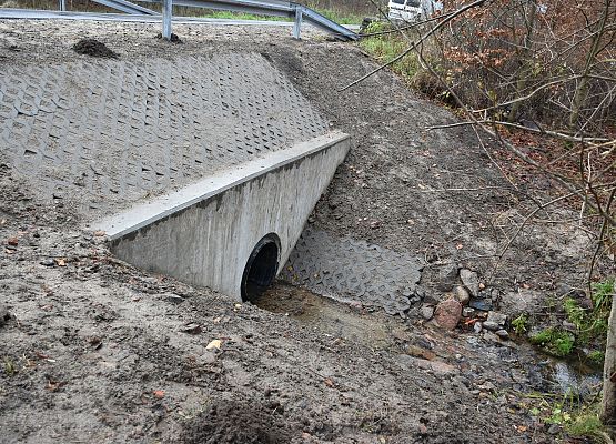 Nowy przepust w Obliwicach