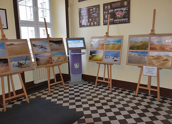 Niezwykłe fotografie w holu