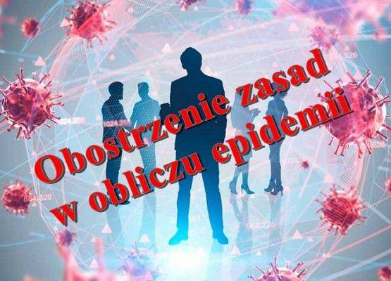 Nowe obostrzenia w związku z