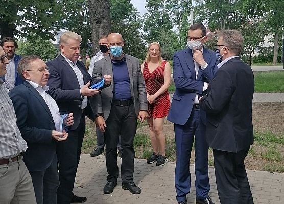 Premier odwiedził Lębork