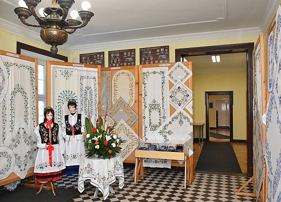 Wystawa kaszubskiego haftu