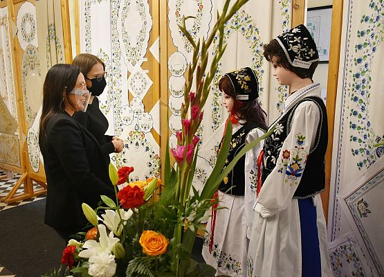 Wystawa kaszubskiego haftu