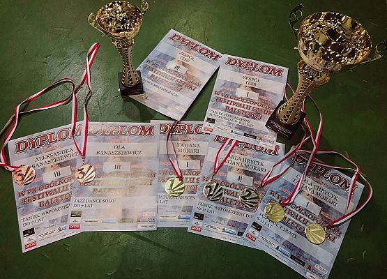 Sukces młodych tancerek