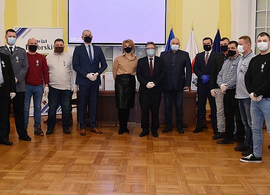 Wyróżnieni z Wicestarostą,