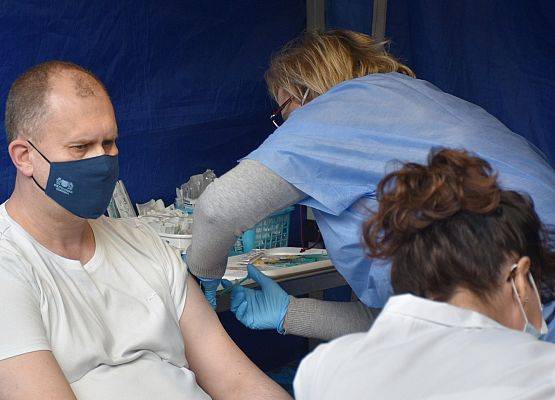 Jeden z pierwszych pacjentów