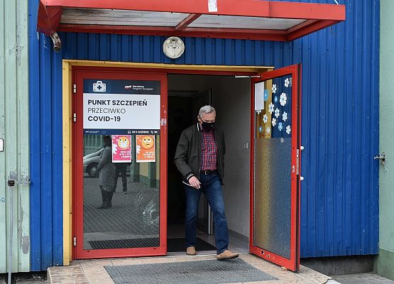 Wejście do Punktu Szczepień