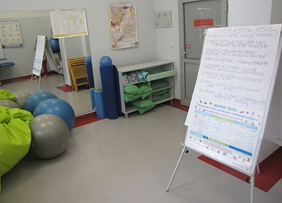 Sala zajęć w Szkole Rodzenia